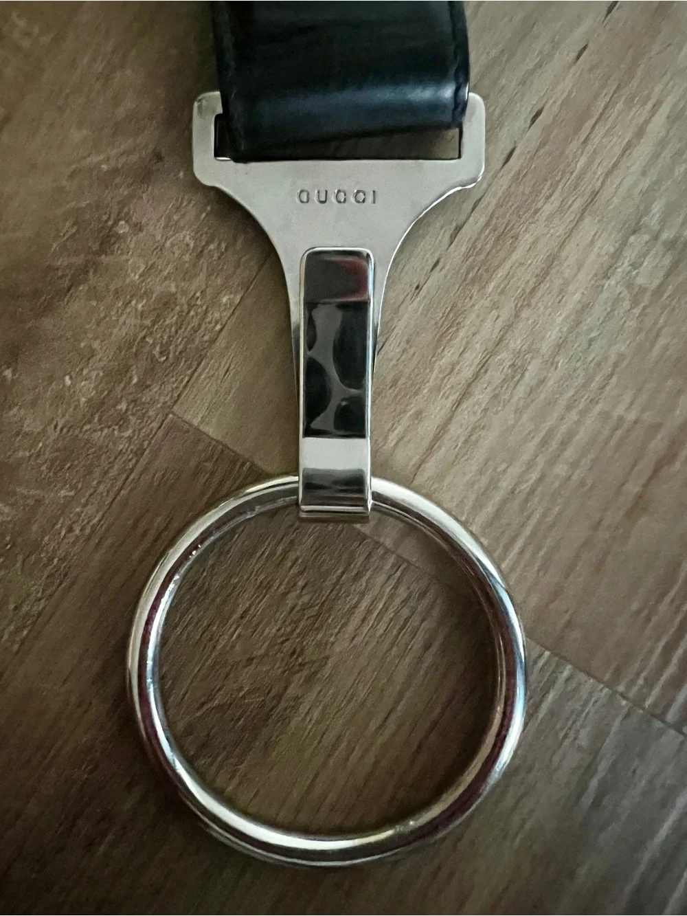 Gucci black leather